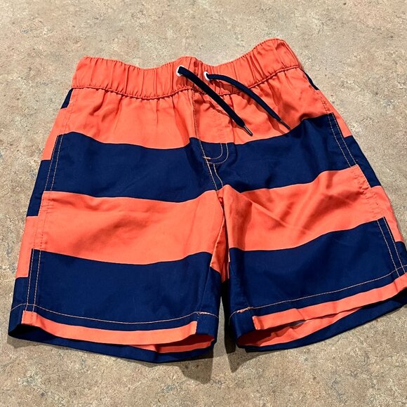 Crazy 8 Toddler Striped Swim Trunks/Shorts - Picture 1 of 5